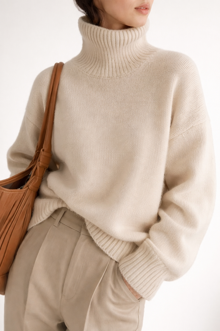 Juliette - Premium Fine Knit Roll Neck