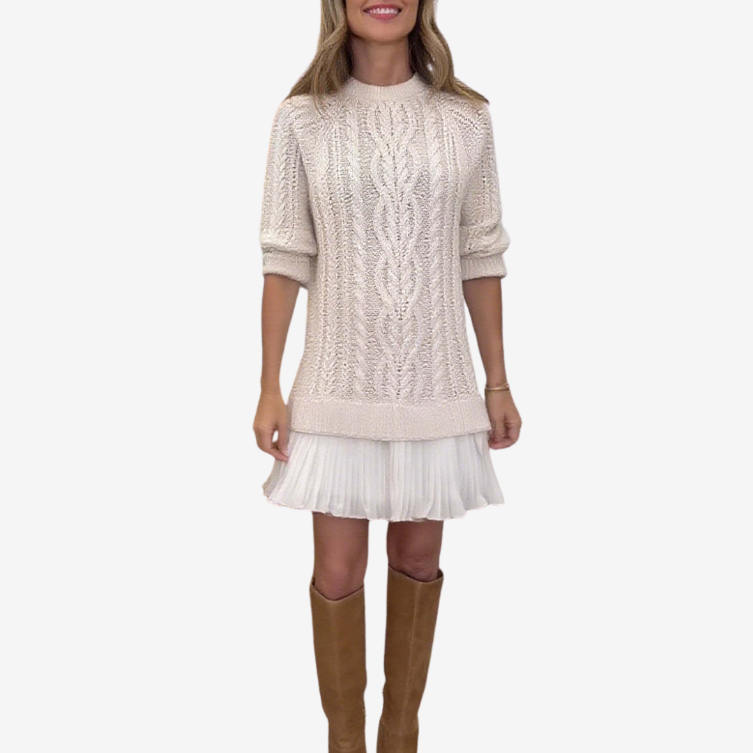 Gaelle – Knitted Sweater Dress