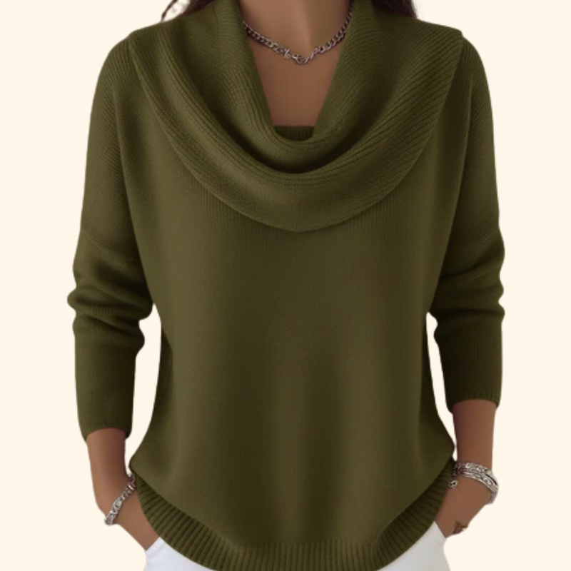 Emily – Elegant Jumper with Collar
