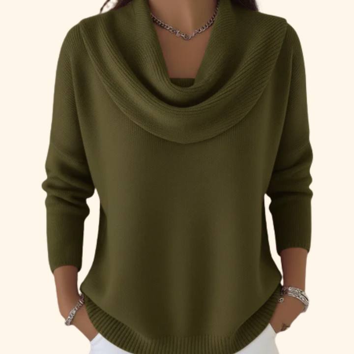 Emily – Elegant Jumper with Collar