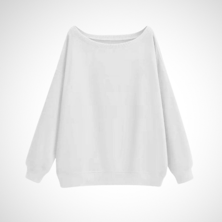 DIVECA™ - Casual Scoop Neck Long Sleeve Sweater