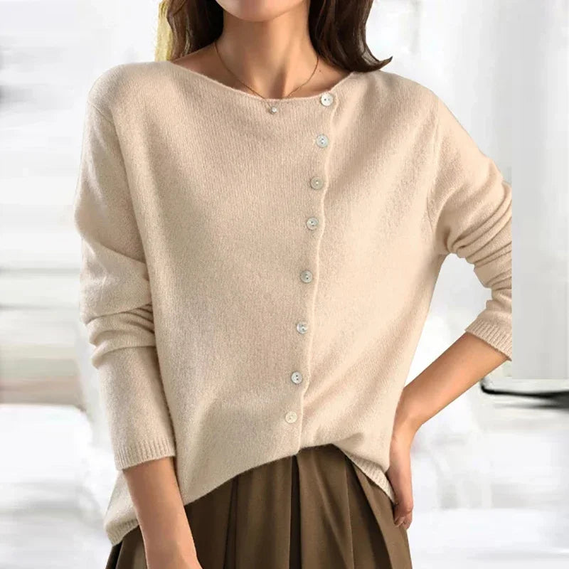 Kyra - Elegant Button Cardigan