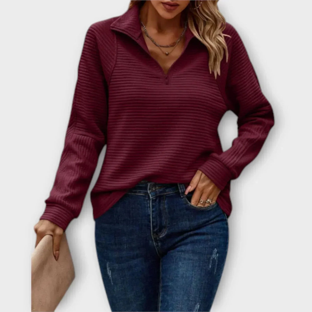 Olivia - Half-Zip Pullover